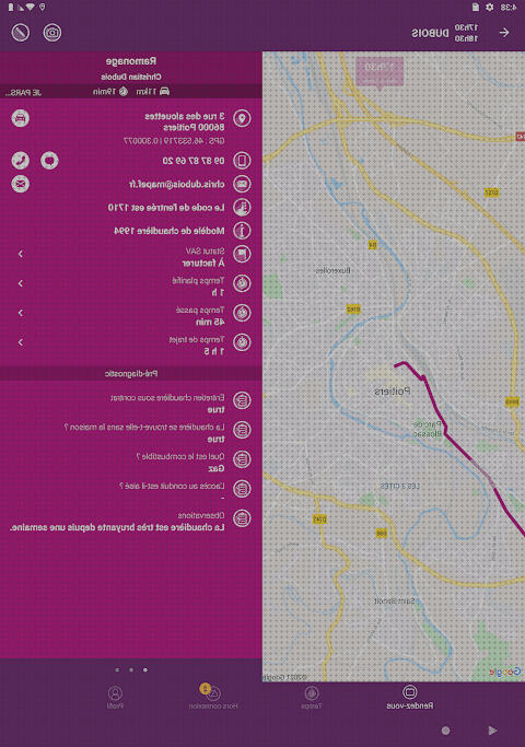 Review de trajet gps